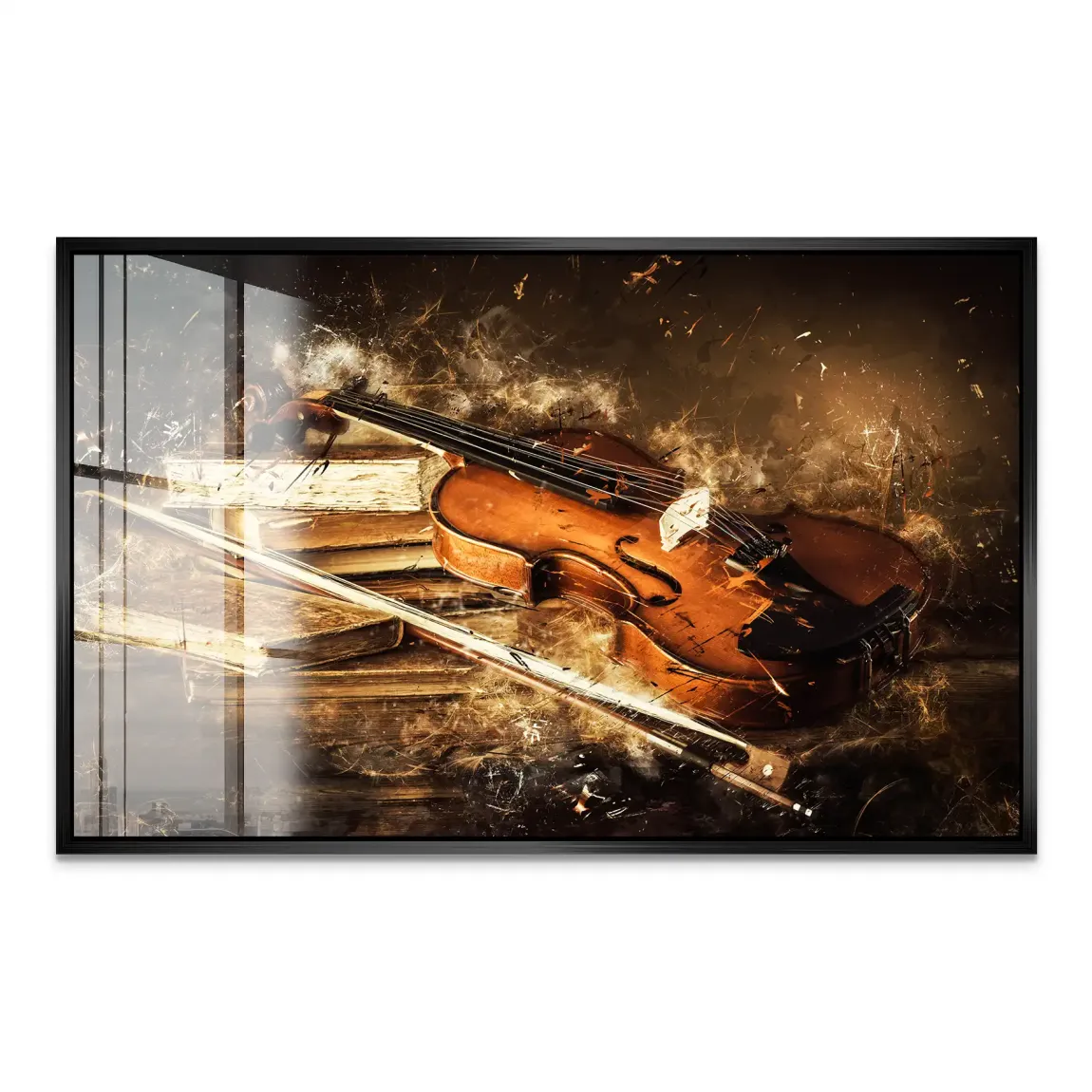 Silent Strings Violine Acrylglas Bild