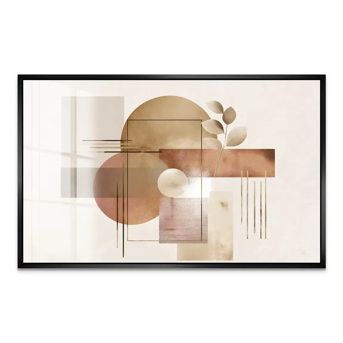 Silent Balance Acrylglas Bild