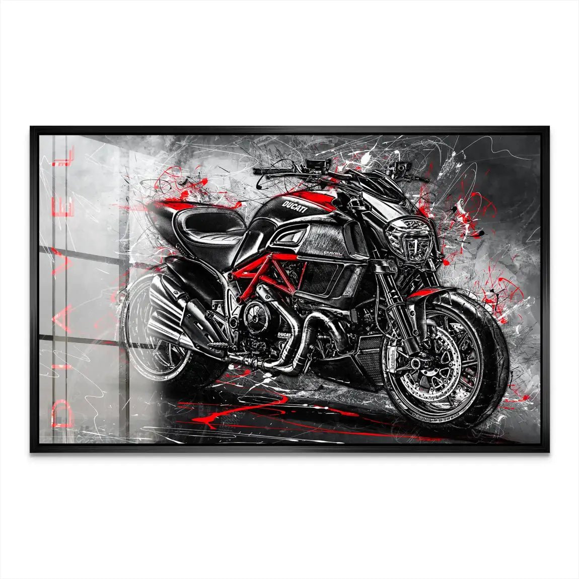 Ducati Diavel Nr.2 Acrylglas Bild INGALERIE