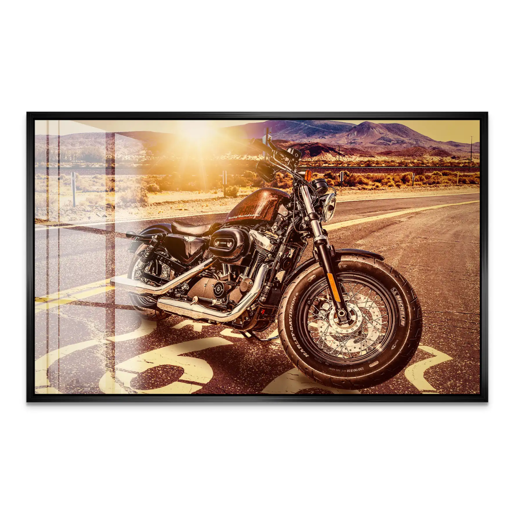 Harley Road Heritage auf Acrylglas INGALERIE