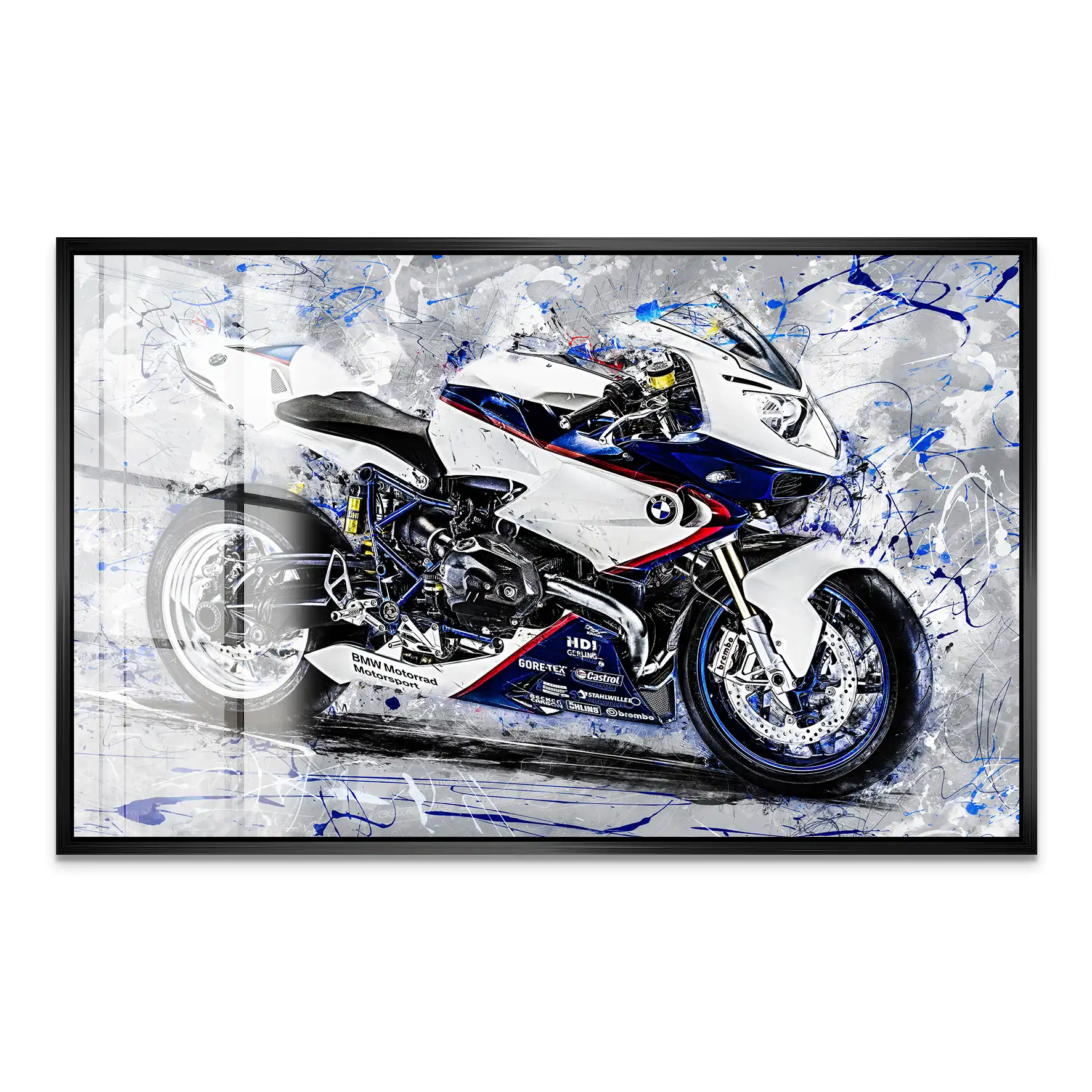 BMW HP2 Sport Abstrakt Acrylglas Bild INGALERIE