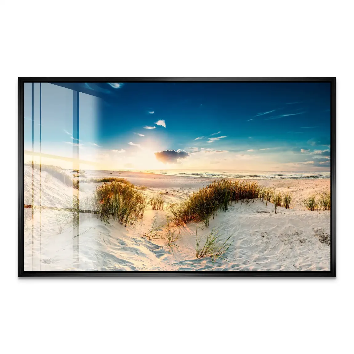 Sunset Dunes Acrylglas Bild