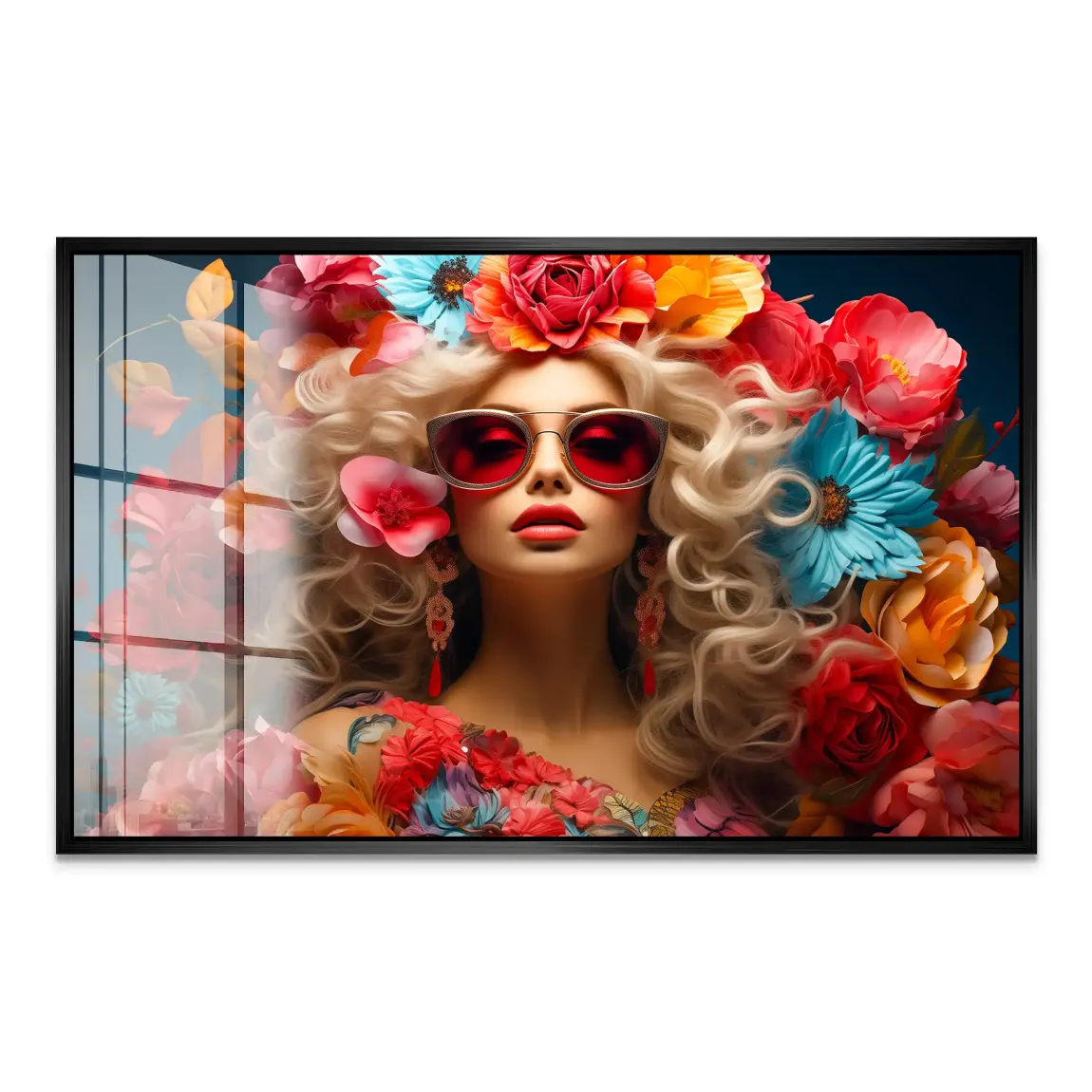 Flower Queen Acrylglas Bild