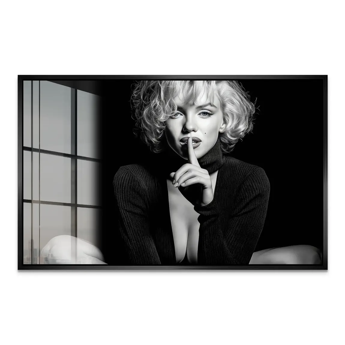 Marilyn Monroe Silent Acrylglas Bild INGALERIE