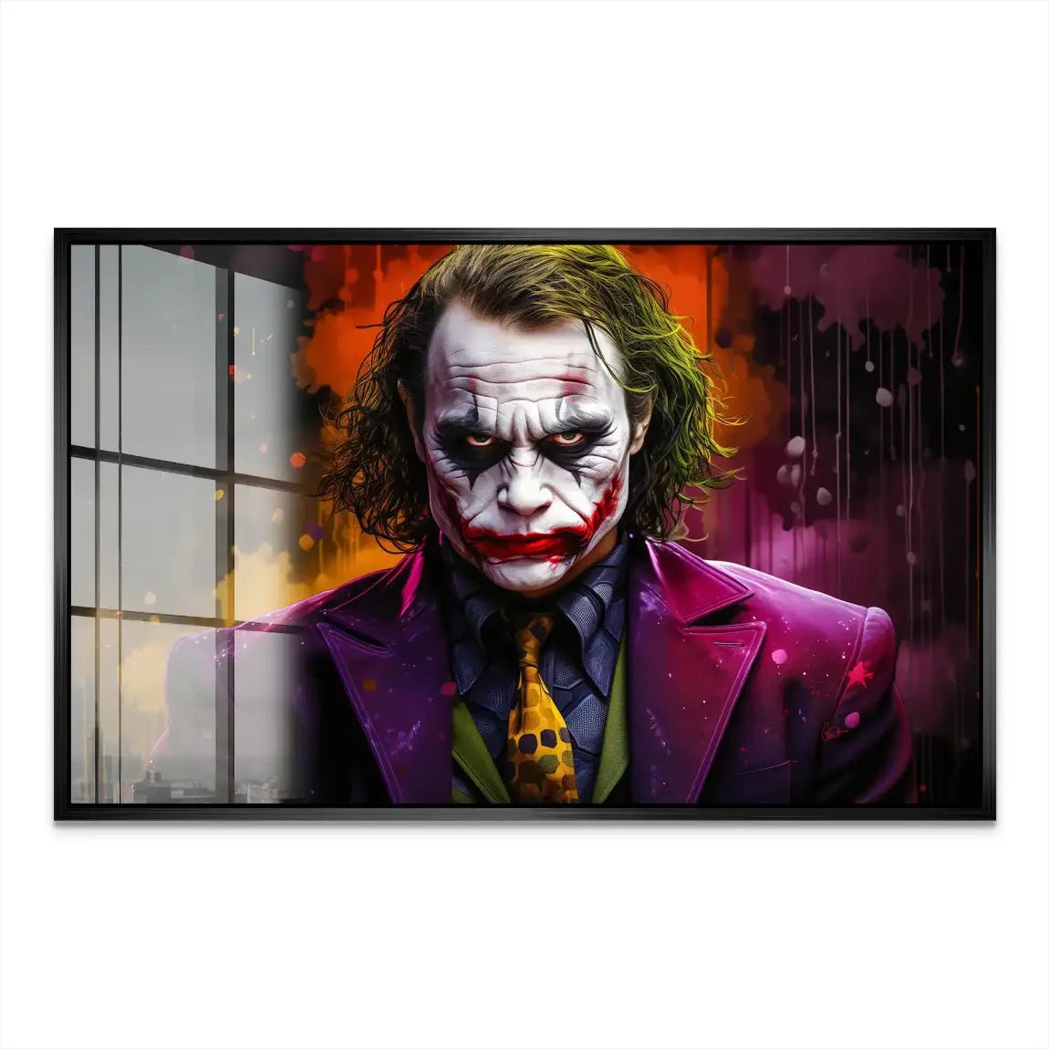 Joker Abrakt Acrylglas Bild INGALERIE