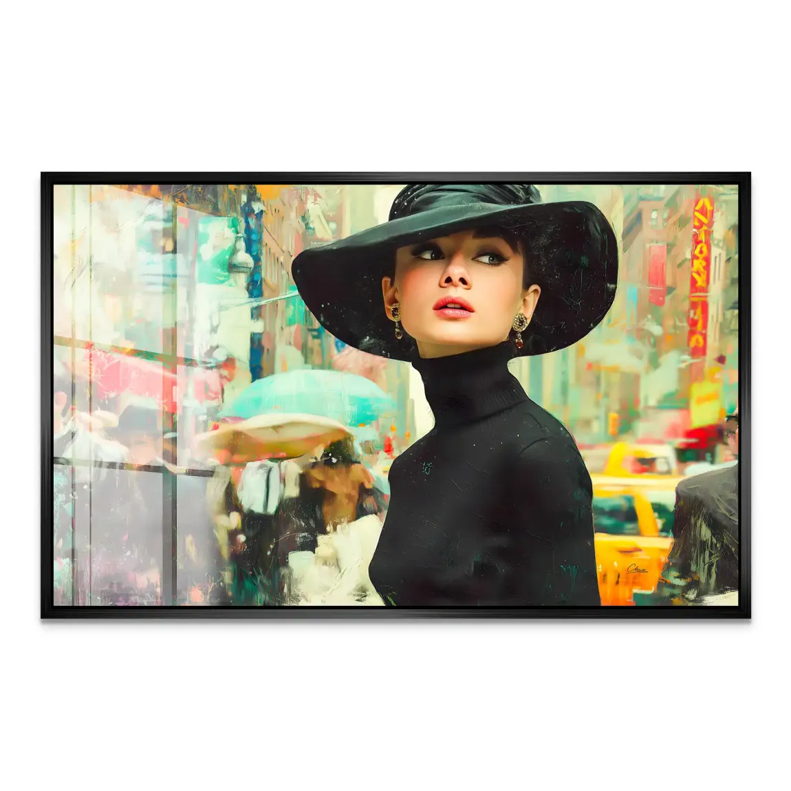 Audrey in New York Acrylglas Bild INGALERIE