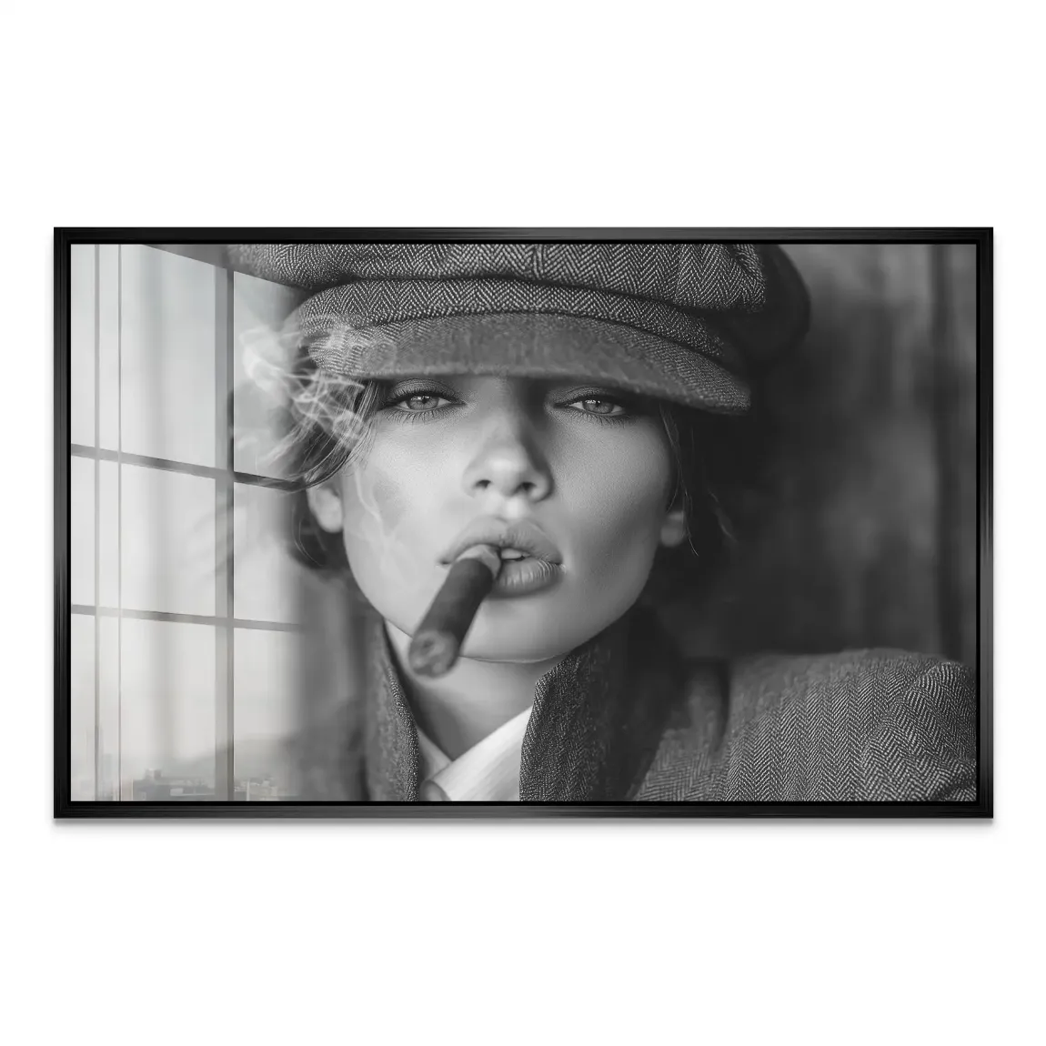 Femme Smoke Acrylglas Bild