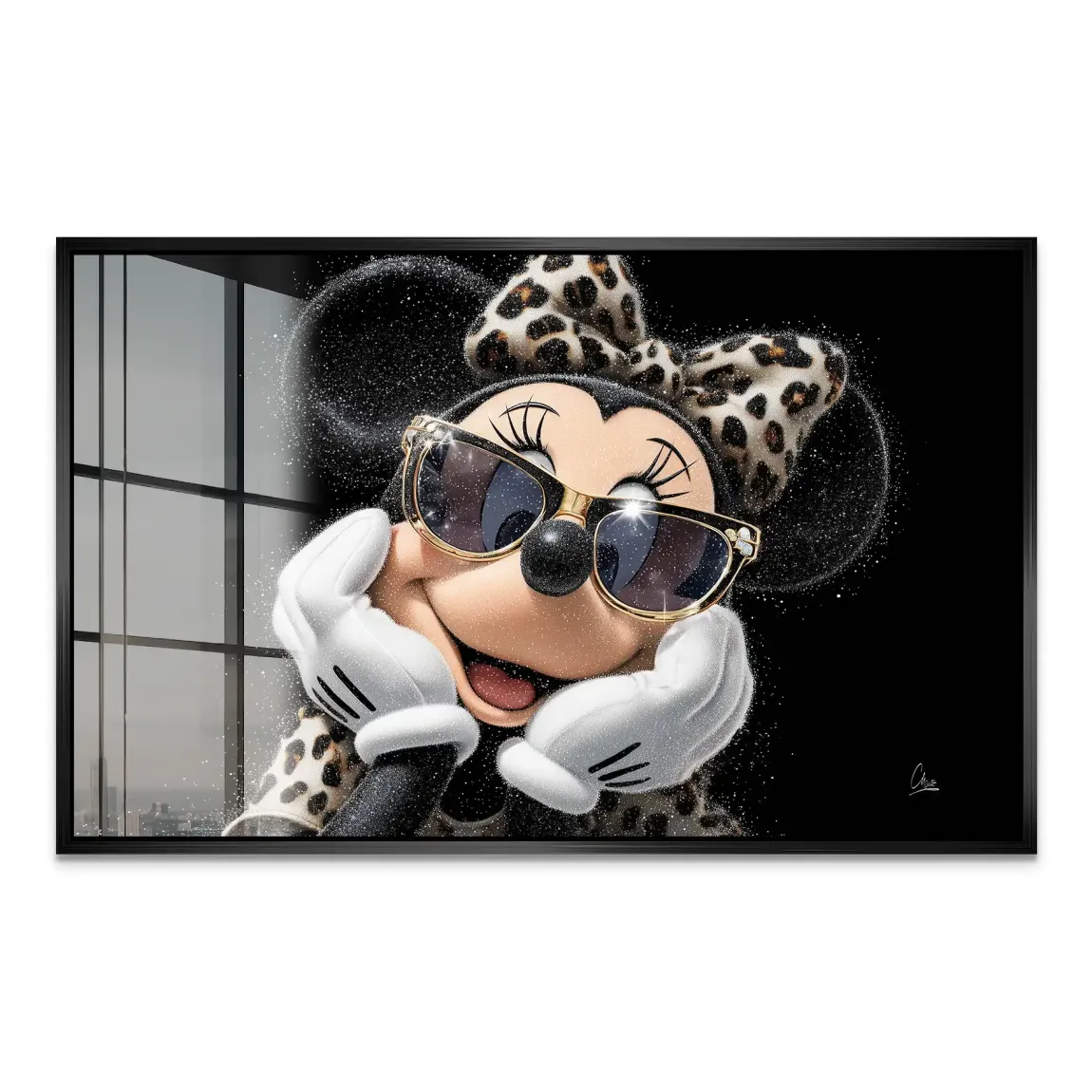 Minnie Maus Chic Spark Acrylglas Bild