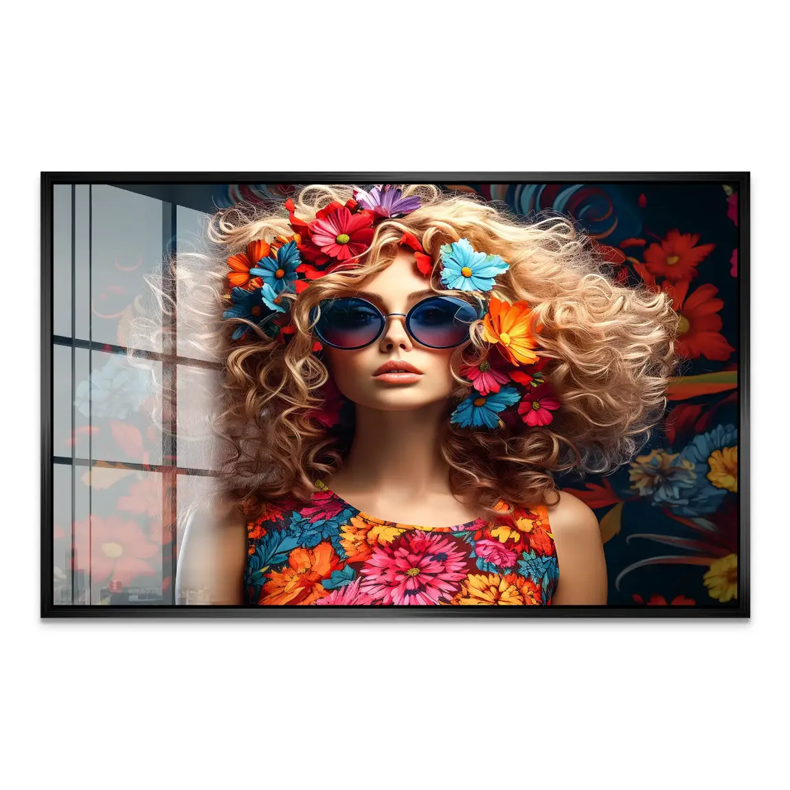 Boho Flower Soul Acrylglas Bild