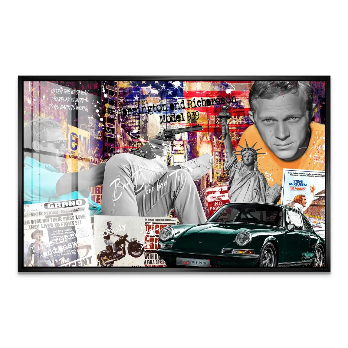 American Legend Steve McQueen Acrylglas Bild