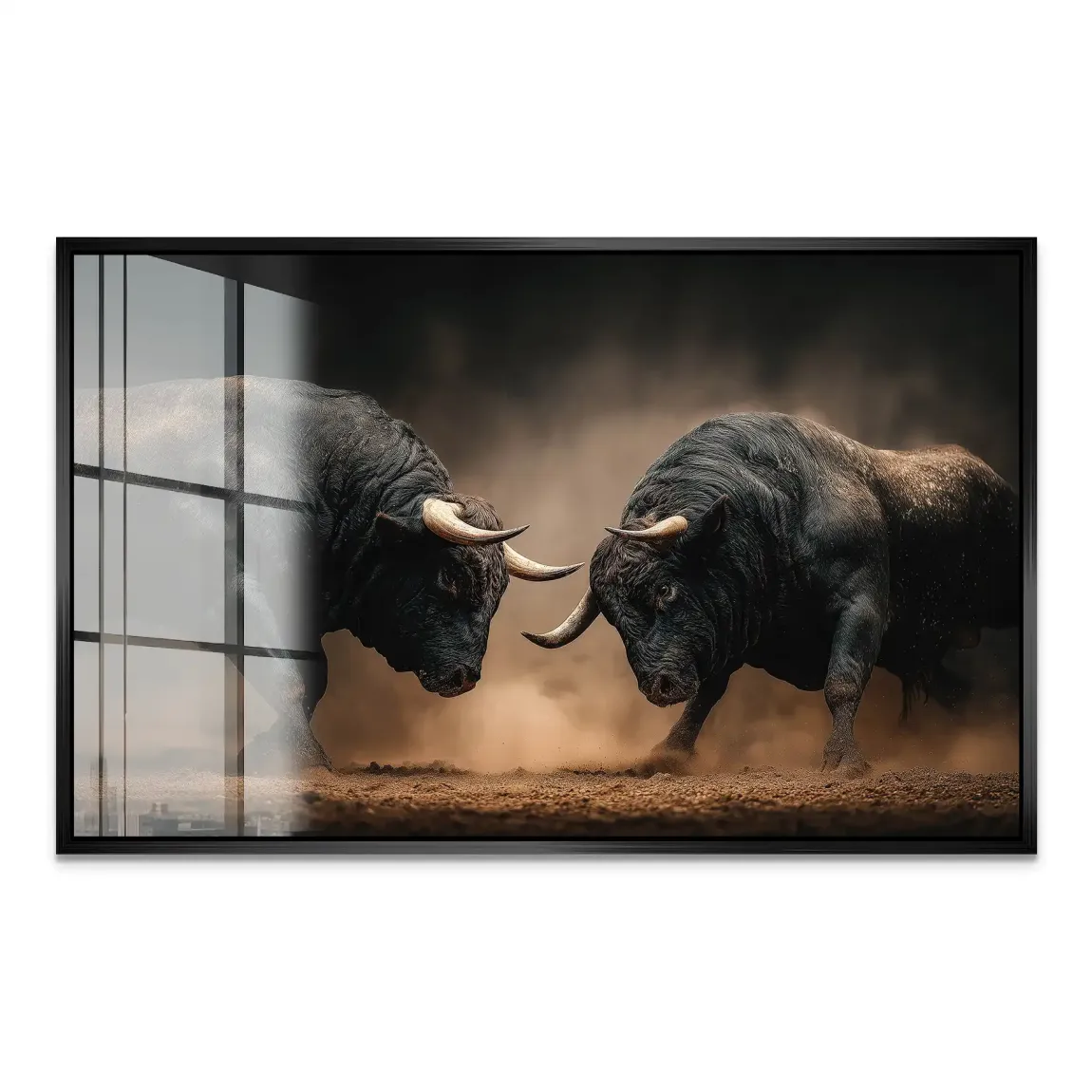 Bulls of Valor Acrylglas Bild