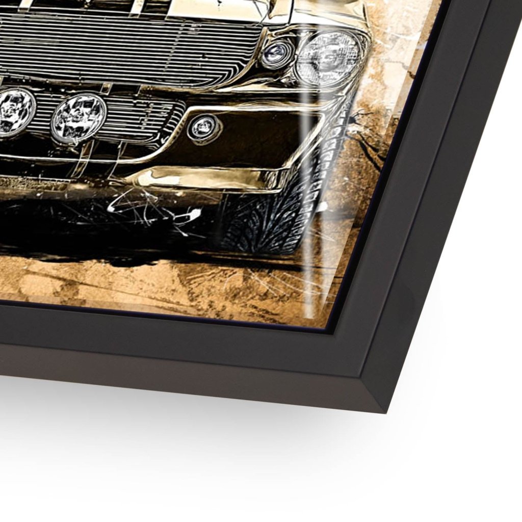 Ford Mustang Pop Art Retro Style Acrylglas Bild INGALERIE