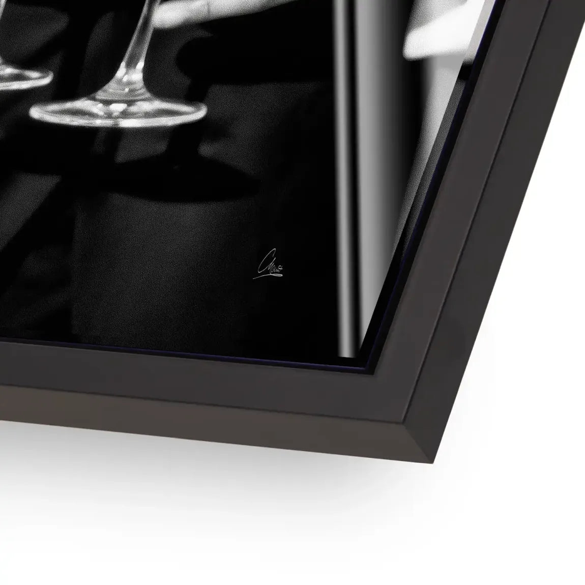 Gentleman Noire Acrylglasbild