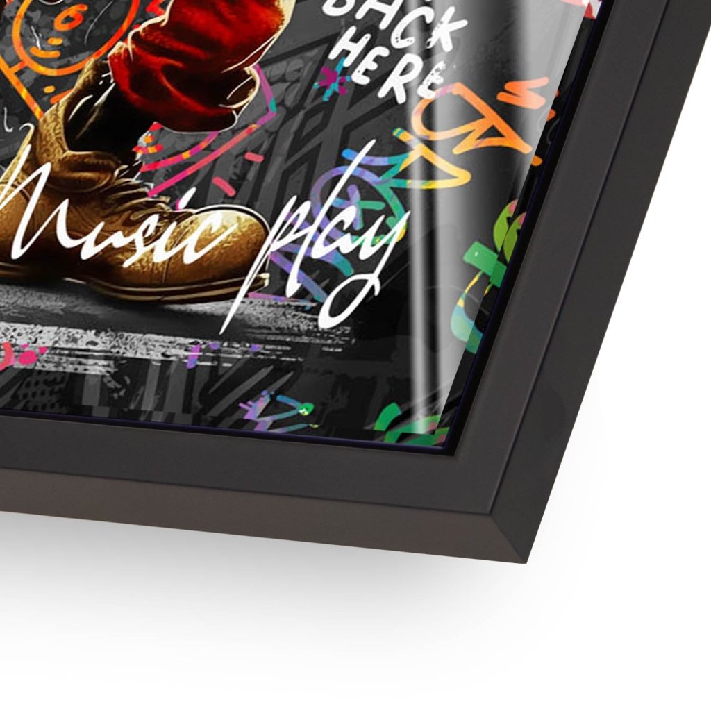 Micky Maus Dance Street Art Acrylglas Bild INGALERIE