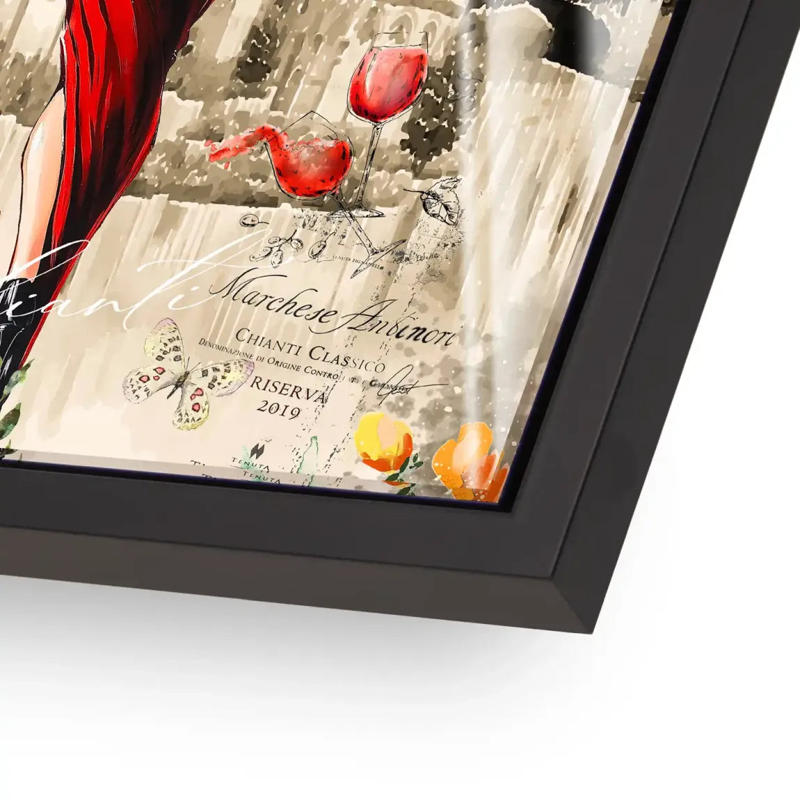 Dolce Vita Rosso Flair Acrylglasbild INGALERIE
