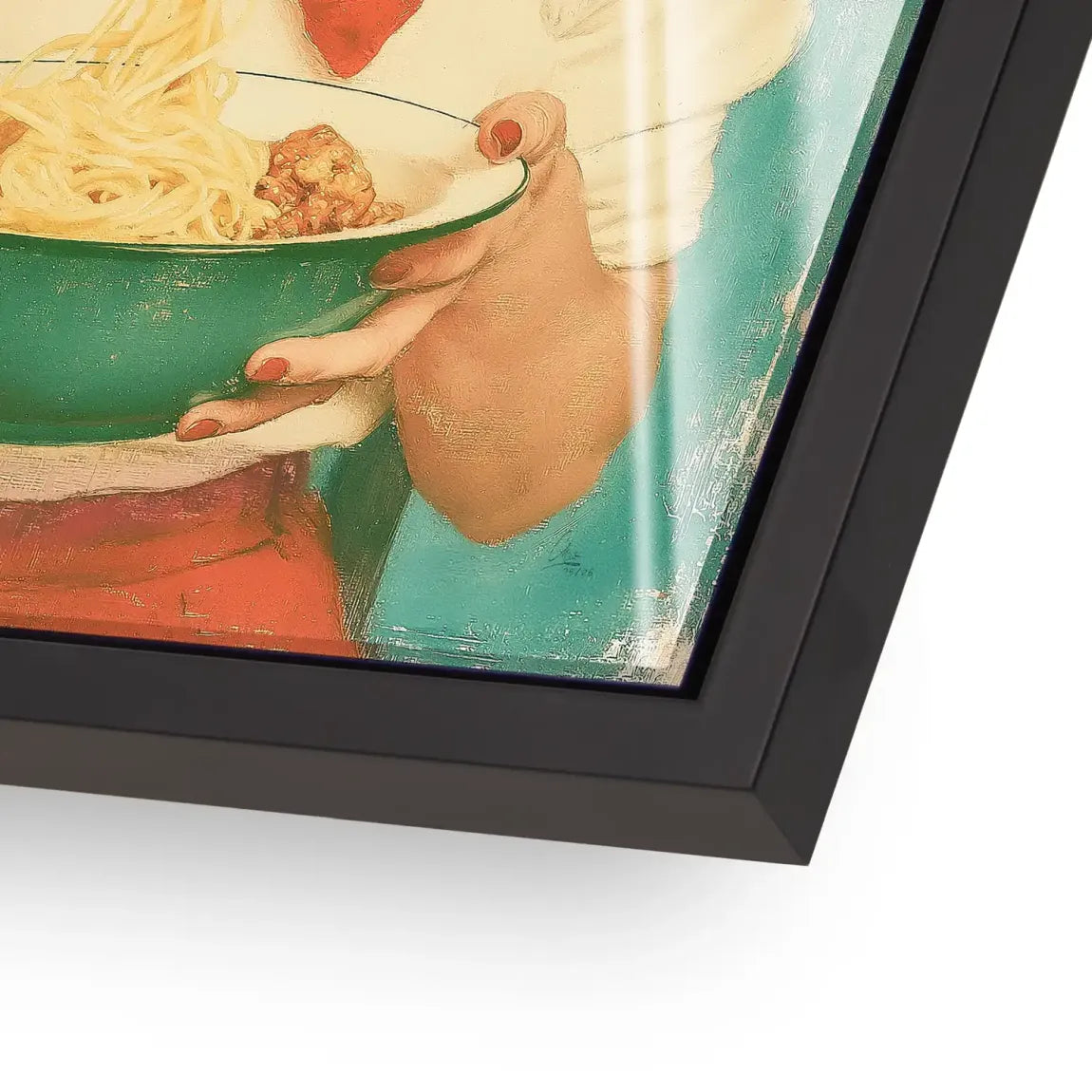 Marilyn Monroe Spaghetti Acrylglasbild