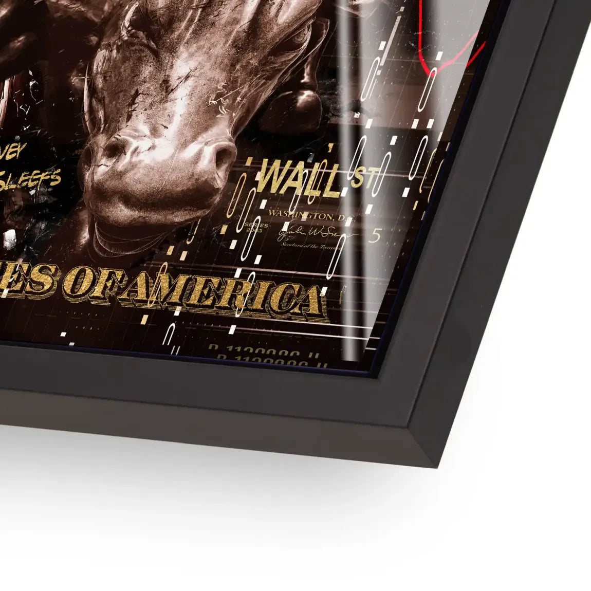 Wall Street Duck Acrylglasbild