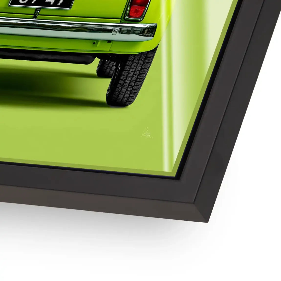 Fiat 500 Italia Acrylglasbild