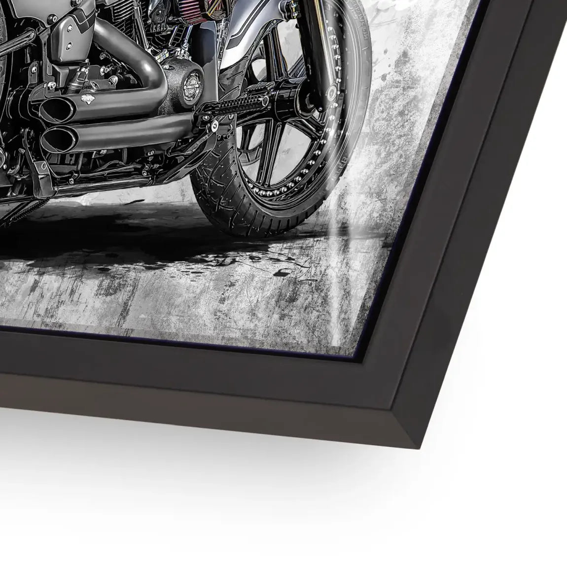 Harley Road Pop Art Acrylglasbild