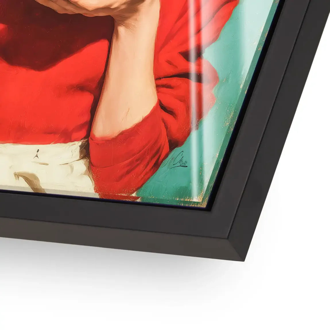 Audrey Hepburn Pasta Moments Acrylglasbild
