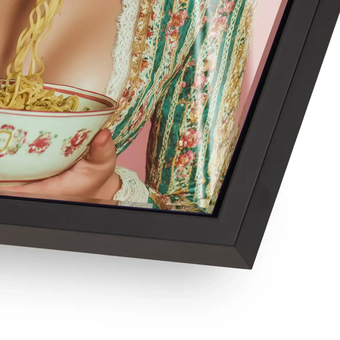 La Dolce Noodle Lady Acrylglasbild