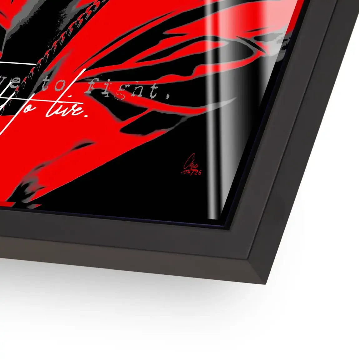 Tupac Fight Acrylglasbild