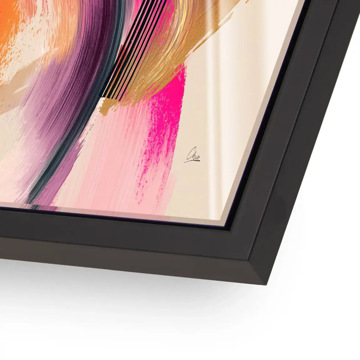 Amber Wave Acrylglasbild