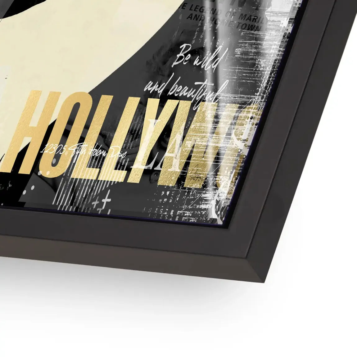 Marilyn Monroe Glamour News Acrylglasbild