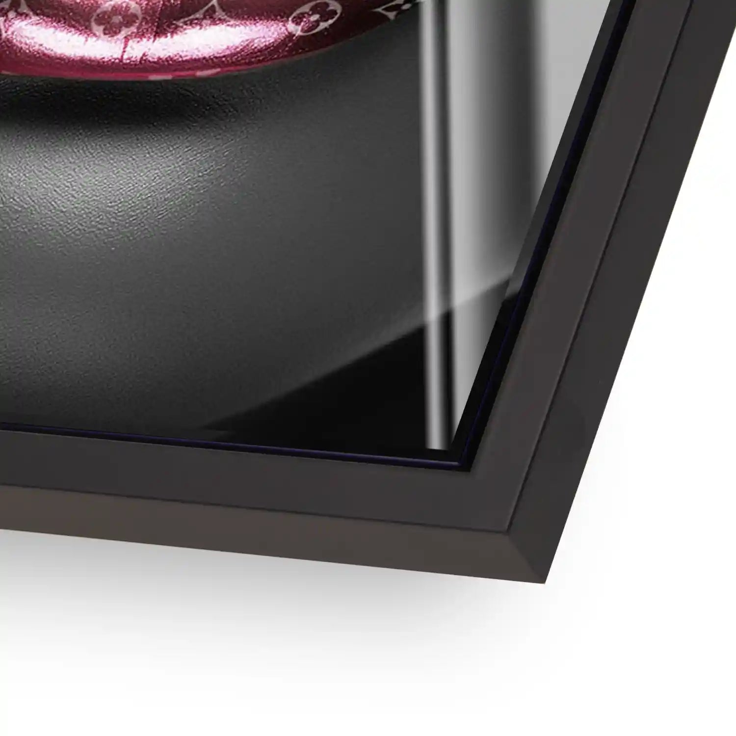 Vuitton Pink Lips Acrylglas Bild INGALERIE