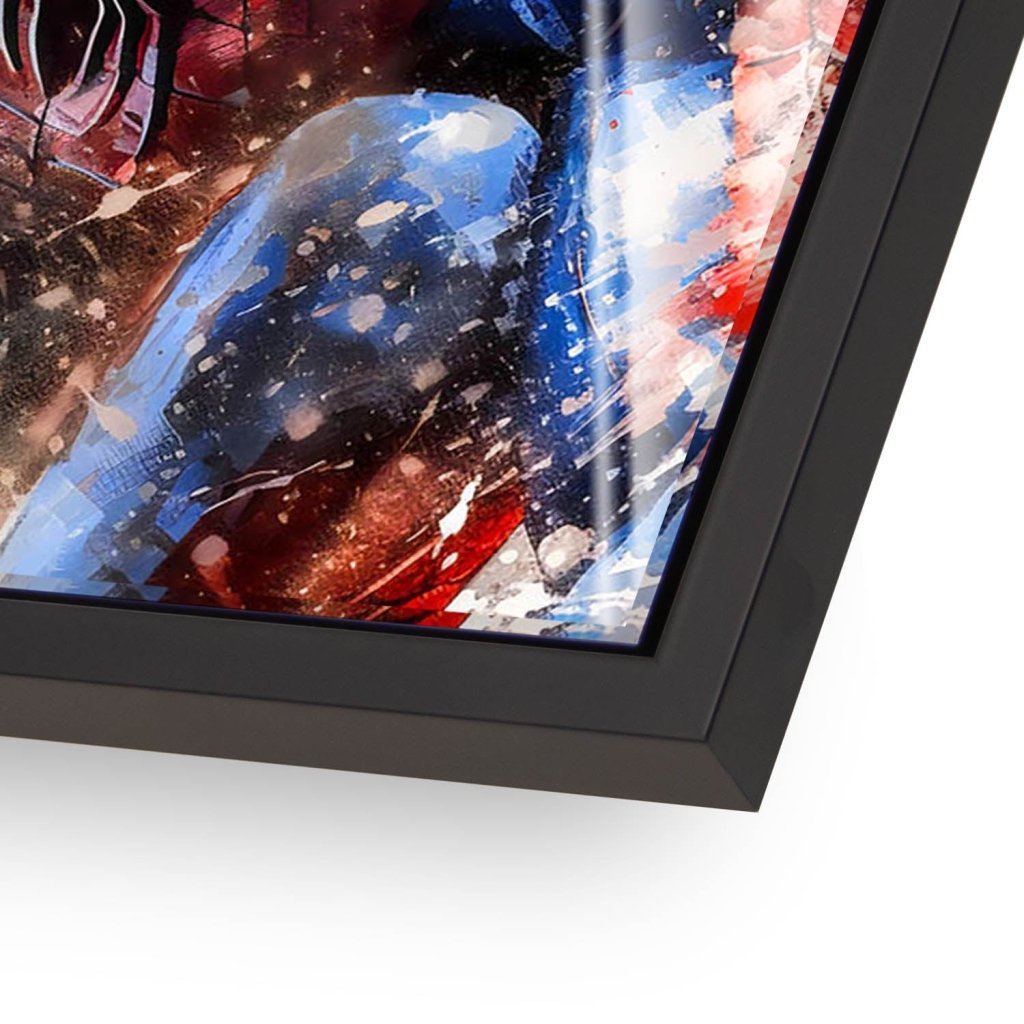 Pop Art Acrylglas Bild Spiderman Abstrakt INGALERIE