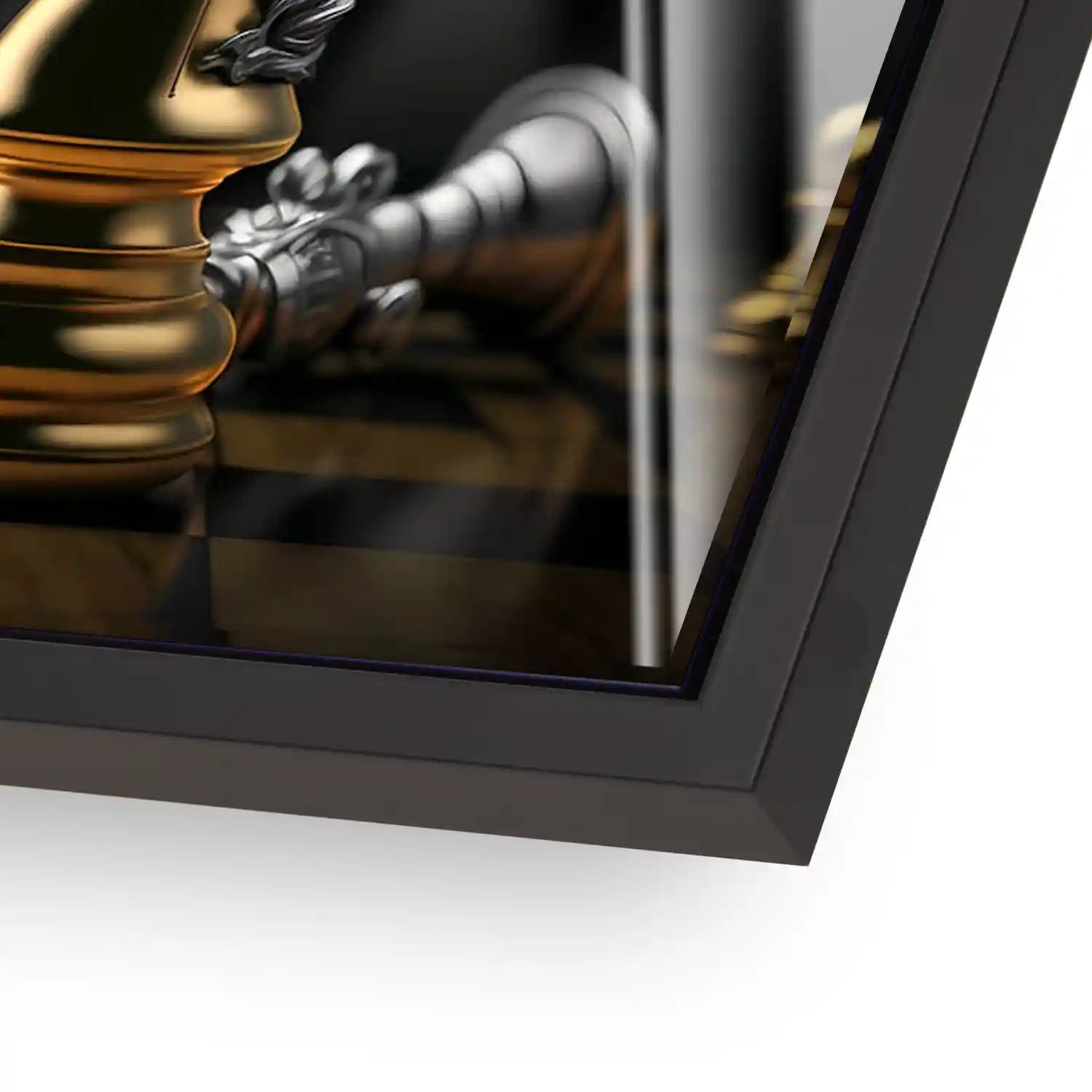 Motivation Schachfigur Springer Acrylglas Bild INGALERIE