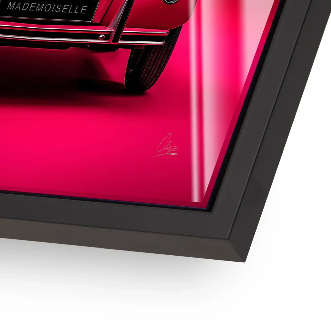 Mademoiselle Chic 2CV Acrylglasbild