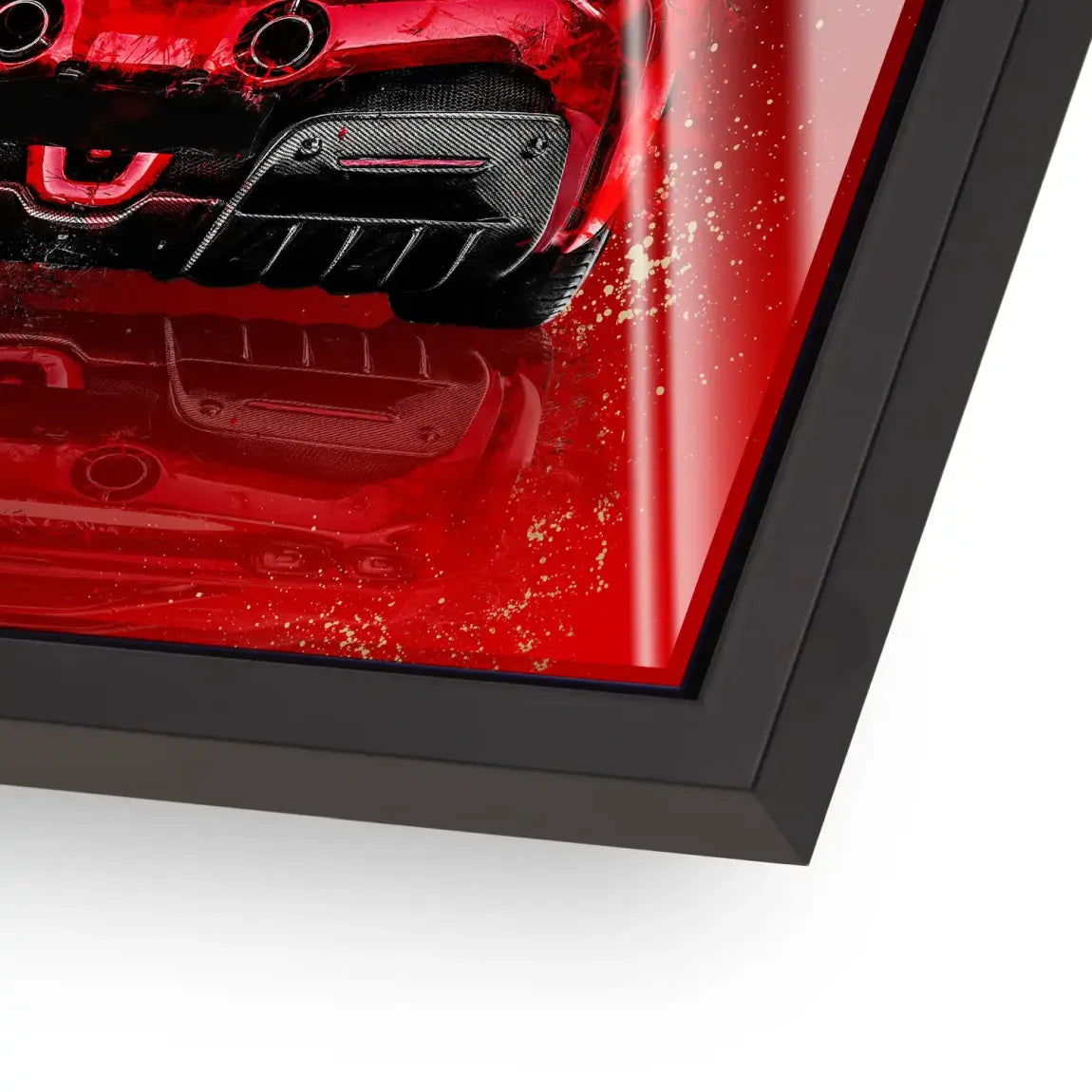 Ferrari Red Art Acrylglasbild