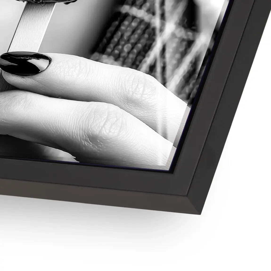 Noir Ice Couture Chanel Acrylglasbild
