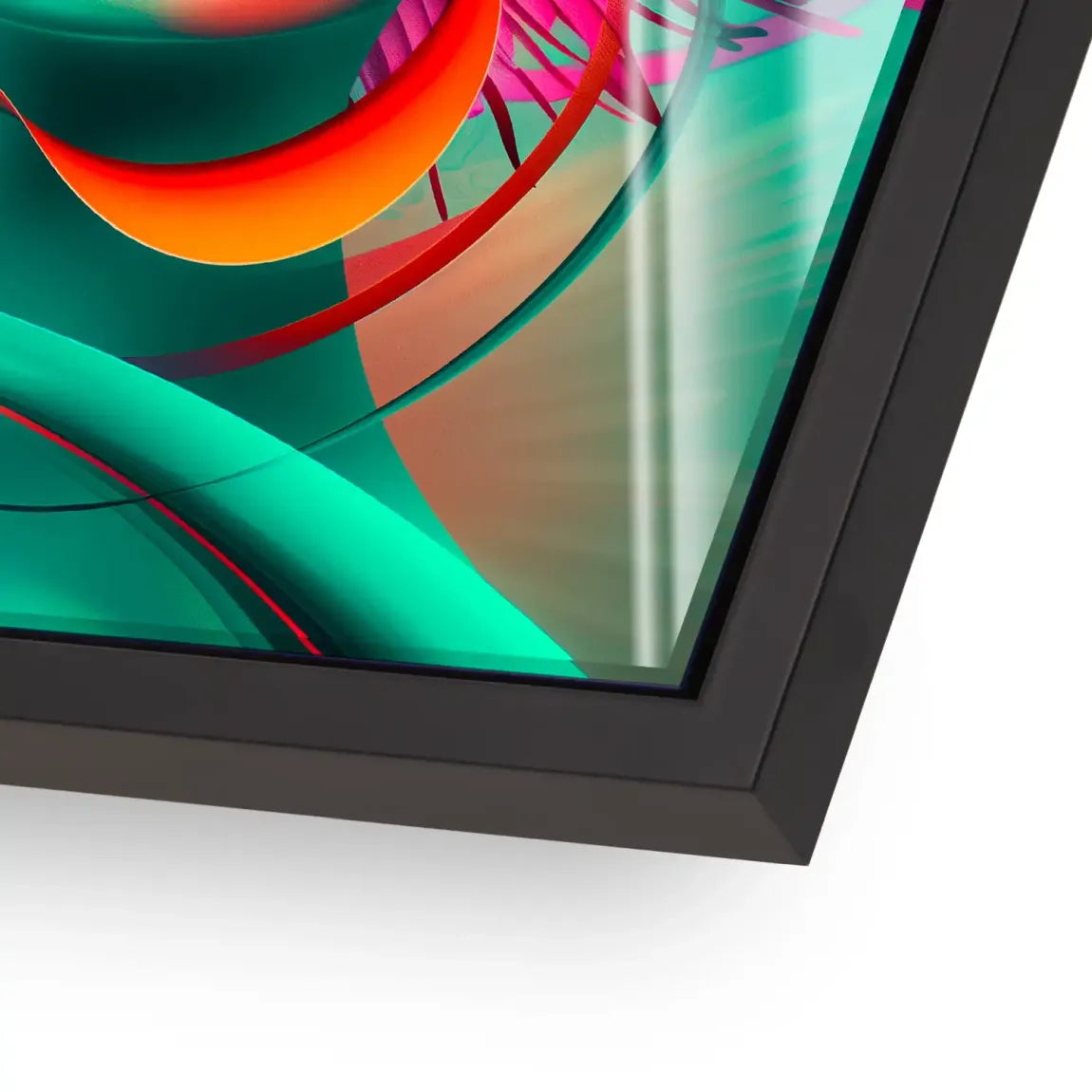 Neonpoesie der Stille Acrylglasbild INGALERIE