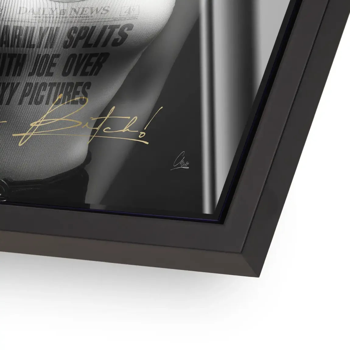 Marilyn Skandalous Glamour Blattgold Bild