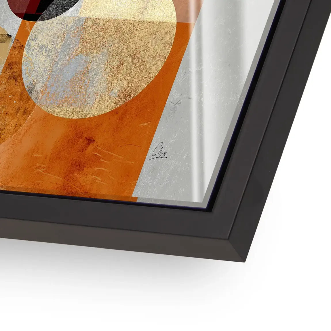 Golden Orbit Acrylglasbild