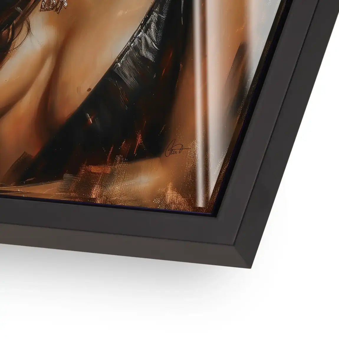 Smoking Girl Acrylglasbild INGALERIE