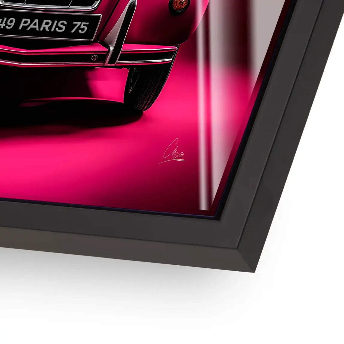 Pink Magic 2CV Acrylglasbild