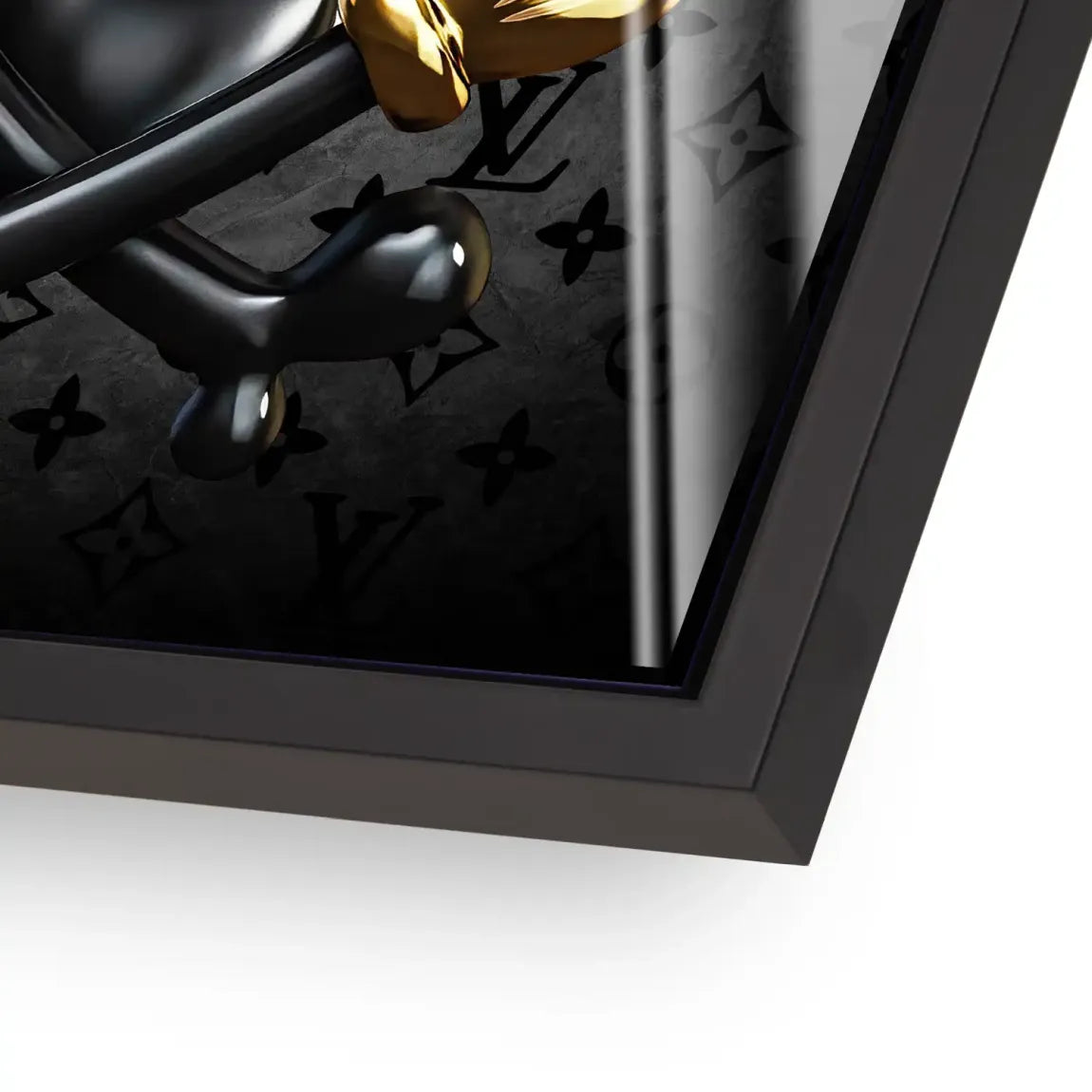 Money Skull Duck Acrylglasbild