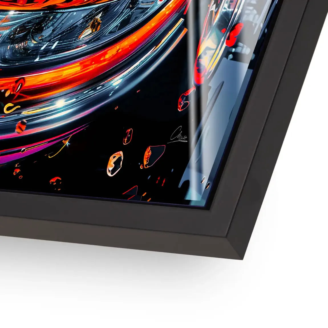 Vivid Motion 911 Porsche Acrylglasbild