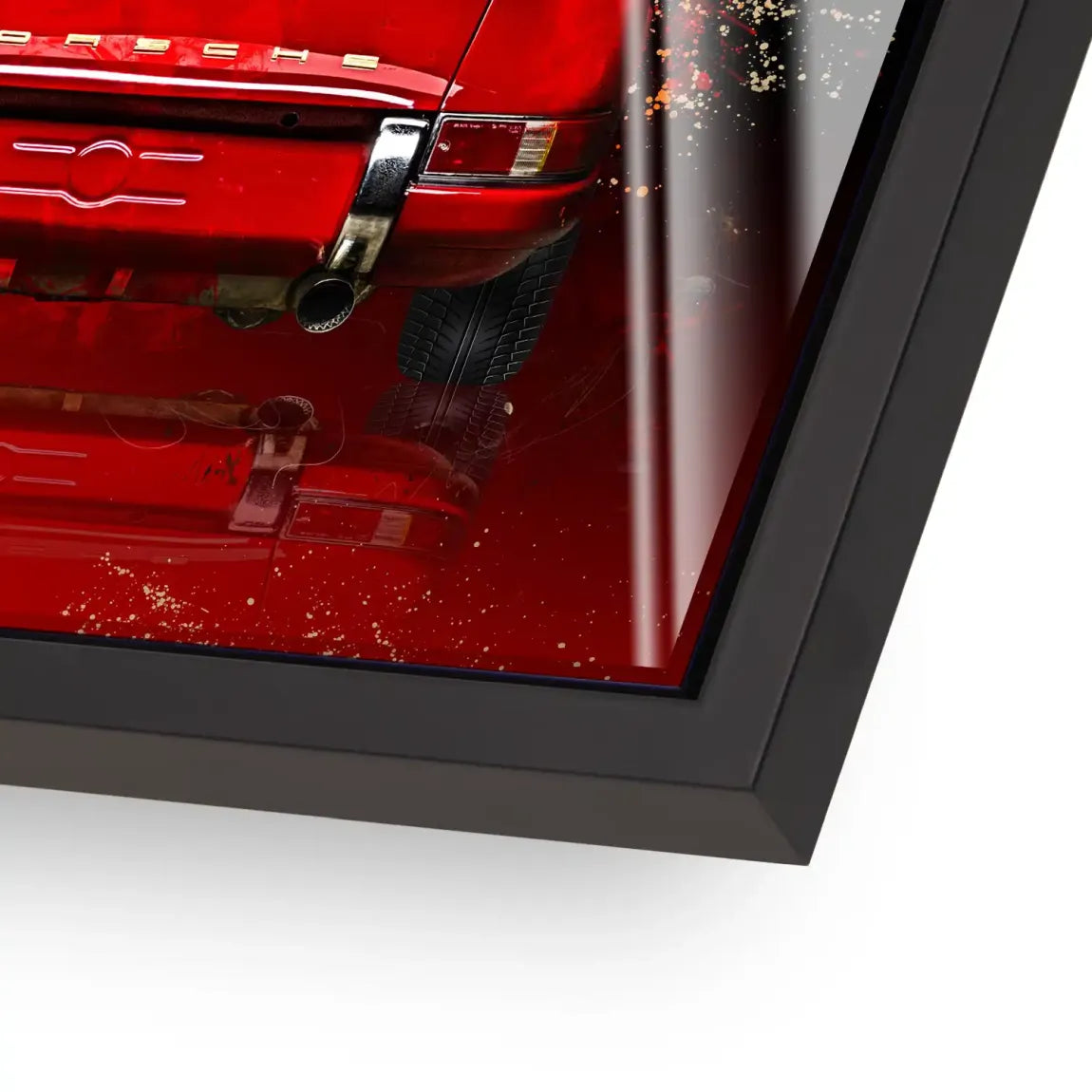 Red Legend 911 Retro Acrylglasbild