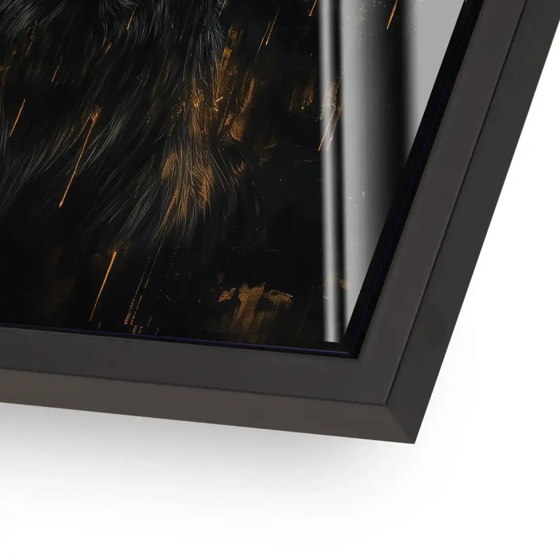 Hirsch Gold Acrylglasbild INGALERIE
