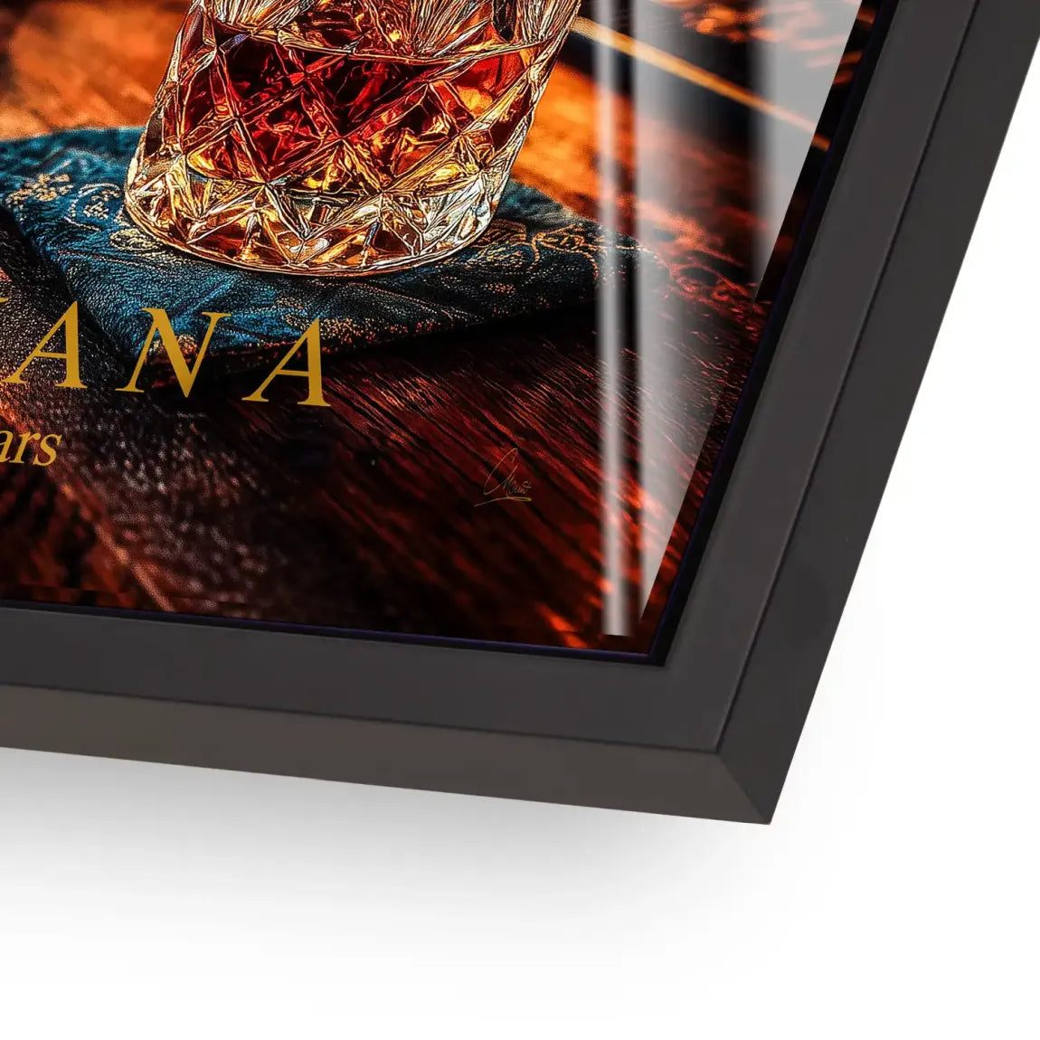 Havana Nights Whisky Acrylglasbild