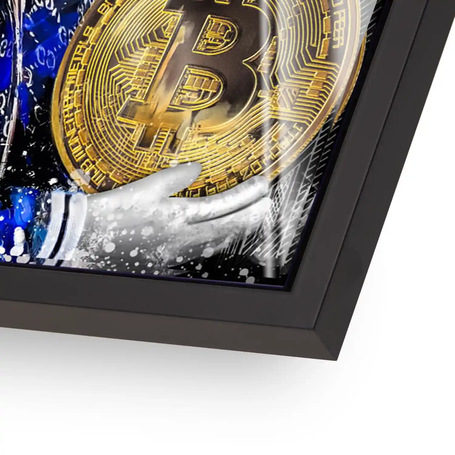 Dagobert Bitcoin Nr.2 Pop Art Acrylglas Bild INGALERIE
