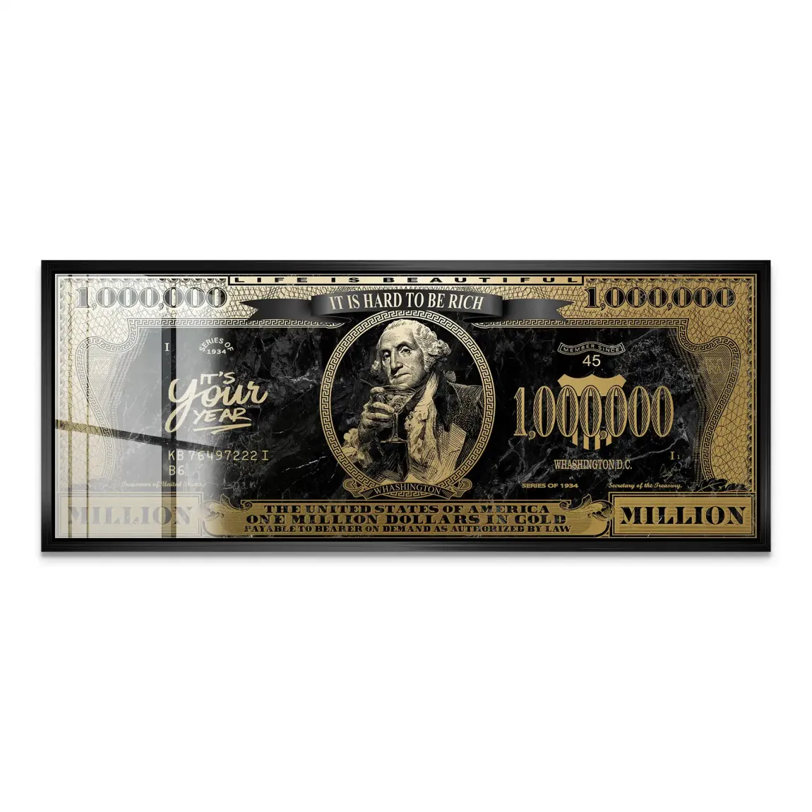 Million Vision George Washington Acrylglas Bild