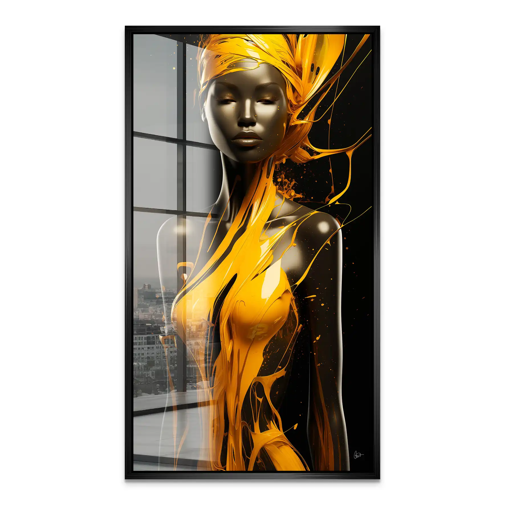 Black Splash Acrylglas Bild INGALERiE