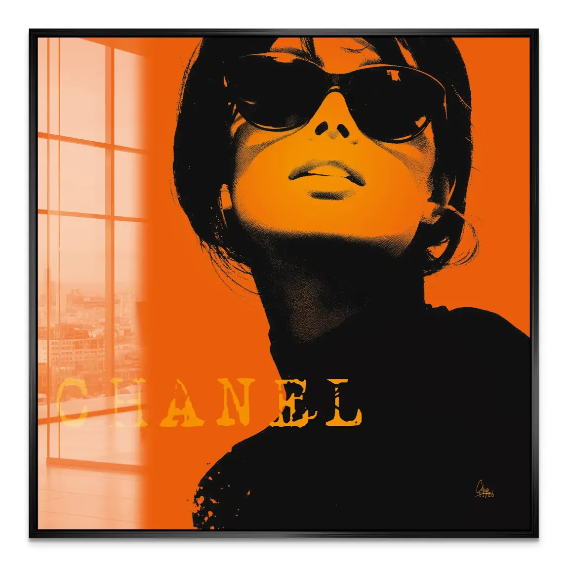 Chanel Glam Acrylglas Bild