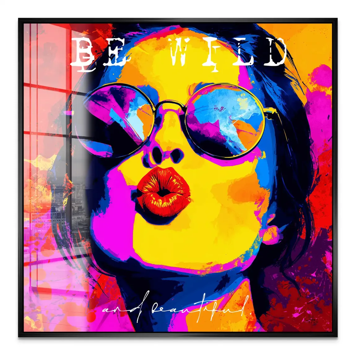 Be Wild Acrylglasbild