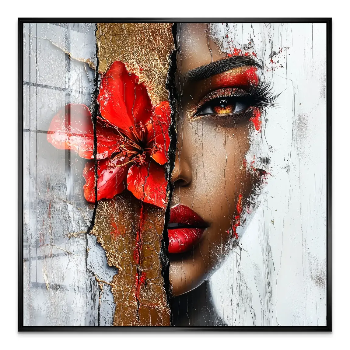 Red Blossom Beauty Acrylglas Bild INGALERIE